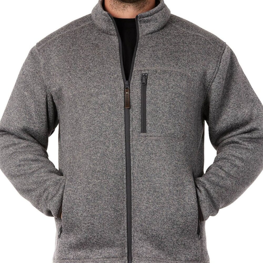 SALE! Men's Smith's Workwear Sherpa-Lined Sweater Fleece Jacket Size XL NWT!
